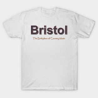 Bristol Grunge Text T-Shirt